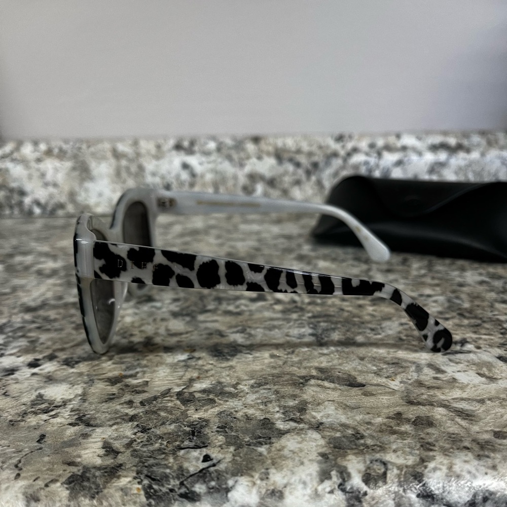 Diff Kaia Cheetah Print Sunglasses - image 3